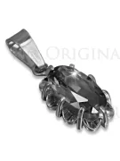 Colgante soviético de plata 925 con alejandrita y otras piedras vpc009s