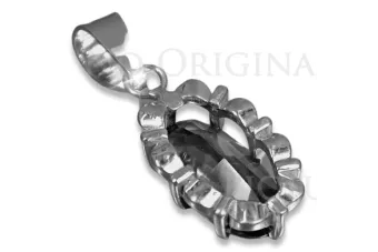 Prívesok s vintage Silver 925 s Alexandryt Rubin Sapphire Emerald Aquamarine Zirkón VPC009s