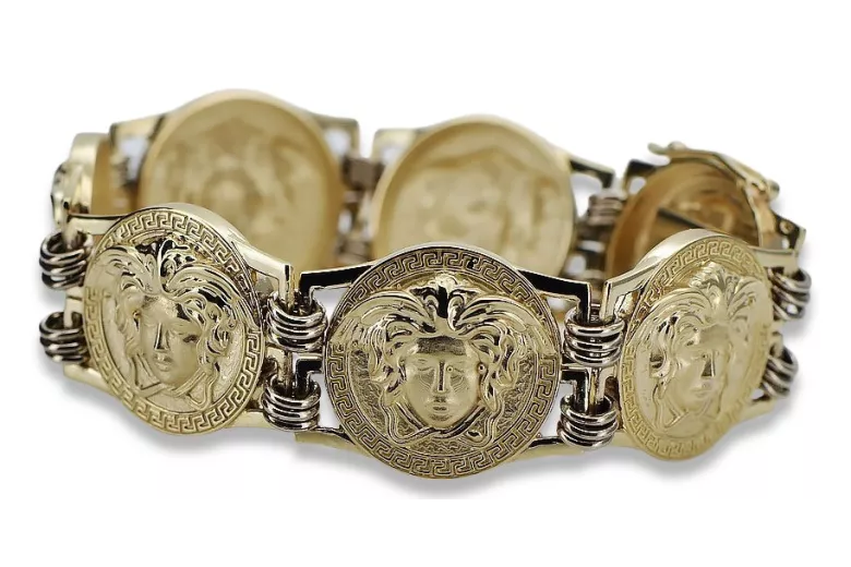 Armband aus Gelb-Roségold ★ russiangold.com ★ Gold 585 333 Niedriger Preis