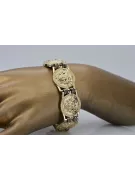 Armband aus Gelb-Roségold ★ russiangold.com ★ Gold 585 333 Niedriger Preis