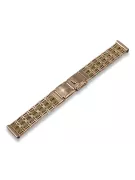 Vintage rose 14k 585 Soviet gold man's watch bracelet vbw002
