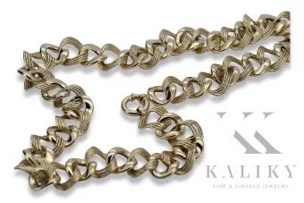 Cadena de oro rosa amarillo ★ russiangold.com ★ Oro 585 333 Precio bajo