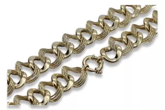 Cadena de oro rosa amarillo ★ russiangold.com ★ Oro 585 333 Precio bajo