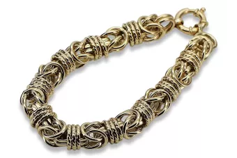 Náramok so žltými 14K zlata ★ https://zlotychlopak.pl/sk/ ★ Gold 585 333 Lacné