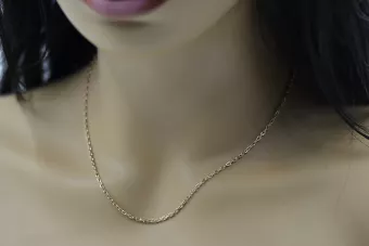 Жълта розово злато верижка ★ russiangold.com ★ злато 585 333 Ниска цена