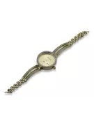 Ceci est un Genève de 14k, italien, Zirconia, 23mm Gold Watch