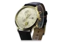 Reloj de hombre amarillo 14k 585 oro Geneve mw005y