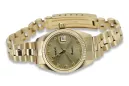 Gold men's watch Geneve ★ zlotychlopak.pl ★ Gold purity 585 333 Low Price!