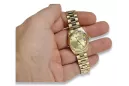 Gold men's watch Geneve ★ zlotychlopak.pl ★ Gold purity 585 333 Low Price!