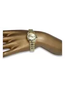 Gold men's watch Geneve ★ zlotychlopak.pl ★ Gold purity 585 333 Low Price!