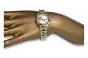 Gold men's watch Geneve ★ zlotychlopak.pl ★ Gold purity 585 333 Low Price!