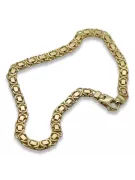 Bracelet gothique byzantin en or jaune 14 carats cb056y