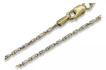 Χρυσή αλυσίδα 14k 585 σχοινί φίδι Tondo cc008yw