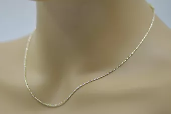 Lanțul ★ galben de aur a crescut russiangold.com ★ Aur 585 333 Preț scăzut