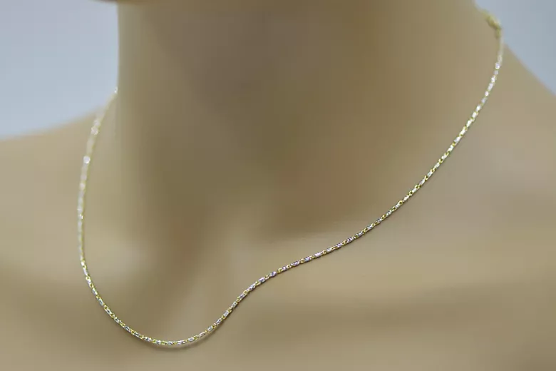 سلسلة ذهبية 14k 585 حبل ثعبان Tondo cc008yw