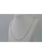 سلسلة ذهبية 14k 585 حبل ثعبان Tondo cc008yw