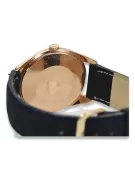 Złoty męski zegarek z różowego złota 14k 585 Poliot vw004