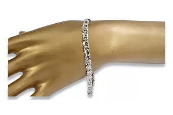 copy of Italian yellow white 14k gold bracelet cb093yw