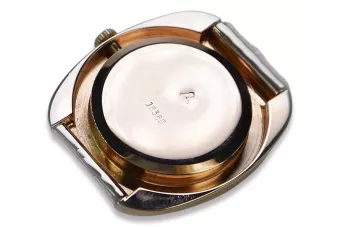 Złoty męski zegarek z różowego złota 14k 585 Raketa vw002