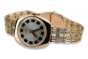 Руски съветски роза 14k 585 злато мъжки часовник Raketa vw002&vbw002