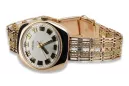 Russe soviétique rose 14k 585 or montre Raketa homme vw002&vbw002