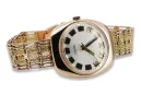 Reloj Raketa para hombre ruso soviético rosa 14k 585 de oro vw002&vbw002