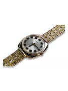 Российская Советская Роза 14к 585 золото мужские часы Ракета vw002&vbw002