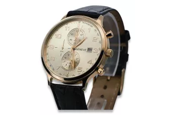 Pánské hodinky z Red Pink Gold 14k 585 Ženeve MW005R
