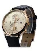 Російський радянський піднявся 14к 585 золотий чоловічий годинник Женева mw005r