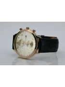 Zegarek męski z czerwonego różowego złota 14k 585 Geneve mw005r