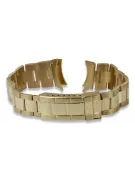 14K Bracelet montre pour hommes d'or pour le style Rolex mbw017y