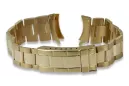 14K Gold Men's Watch Bracelet for Rolex style mbw017y