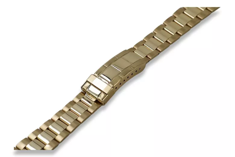 14K Gold Herrenuhr Armband für Rolex Style mbw017y