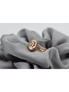 Русское советское розовое золото 14 карат 585 пробы Винтажное кольцо vrn001