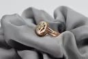 Russische Sowjetrosa rosa 14k 585 gold Vintage ring vrn001
