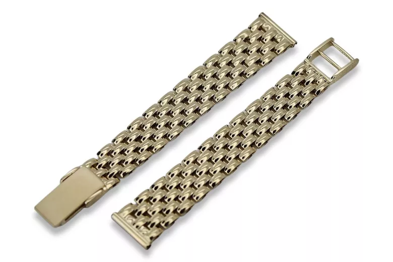 Bracelet ★ de montre en or rose jaune russiangold.com ★ or 585 333 Prix bas