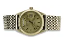 Reloj de oro para hombre Geneve ★ zlotychlopak.pl ★ Pureza de oro 585 333 Precio bajo!