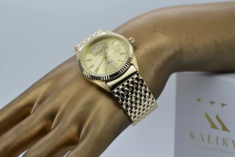 Montre homme en or Genève ★ zlotychlopak.pl ★ Pureté de l’or 585 333 Prix bas!