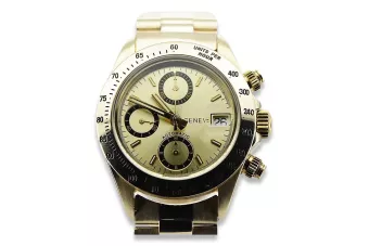 Auksinis laikrodis su vyriškojo pulserio 14k Geneve mw041y&mbw015y