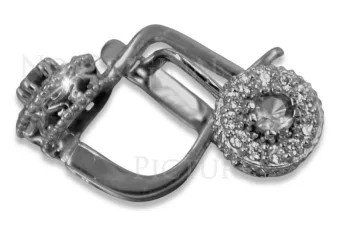 Russische Sowjetische Rose Pink 14k 585 Gold Ohrringe vec191 Alexandrit Rubin Smaragd Saphir ...