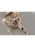 Russische Sowjetische Rose Pink 14k 585 Gold Ohrringe vec191 Alexandrit Rubin Smaragd Saphir ...