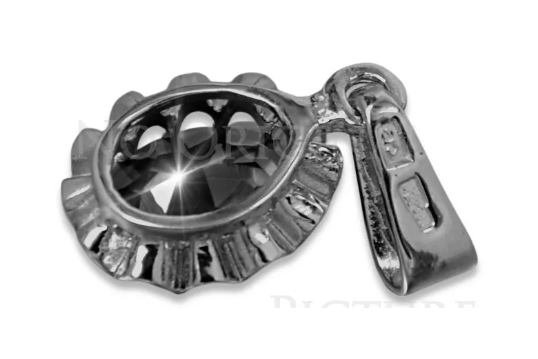 Russische sowjetische Rose 14k 585 Gold Alexandrit Rubin Smaragd Saphir Zirkon ... Anhänger vpc013