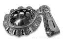 Russische sowjetische Rose 14k 585 Gold Alexandrit Rubin Smaragd Saphir Zirkon ... Anhänger vpc013