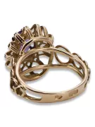 Russische sowjetische Rose 14k 585 Gold Alexandrit Rubin Smaragd Saphir Zirkon Ring vrc032