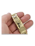 Złoty zegarek z bransoletą męski 14k Geneve mw014ydgb&mbw017y