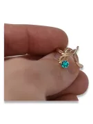 Σοβιετικό 14k 585 χρυσό Ρωσικό ροζ χρυσό δαχτυλίδι με Αλεξανδρίτη Ρουβίνι Σαφίρ Σμαράγδα Ζυρκόνια vrc095