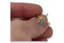 Russian Soviet rose 14k 585 gold Alexandrite Ruby Emerald Sapphire Zircon ring  vrc303