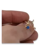 Σοβιετικό 14k 585 χρυσό Ρωσικό ροζ χρυσό δαχτυλίδι με Αλεξανδρίτη Ρουβίνι Σαφίρ Σμαράγδα Ζυρκόνια vrc095