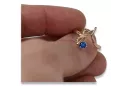 Russisch Sowjetrosa 14 Karat 585 Gold Alexandrit Rubin Smaragd Saphir Zirkon Ring vrc303