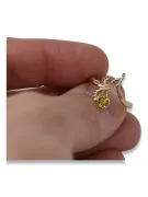 Σοβιετικό 14k 585 χρυσό Ρωσικό ροζ χρυσό δαχτυλίδι με Αλεξανδρίτη Ρουβίνι Σαφίρ Σμαράγδα Ζυρκόνια vrc095
